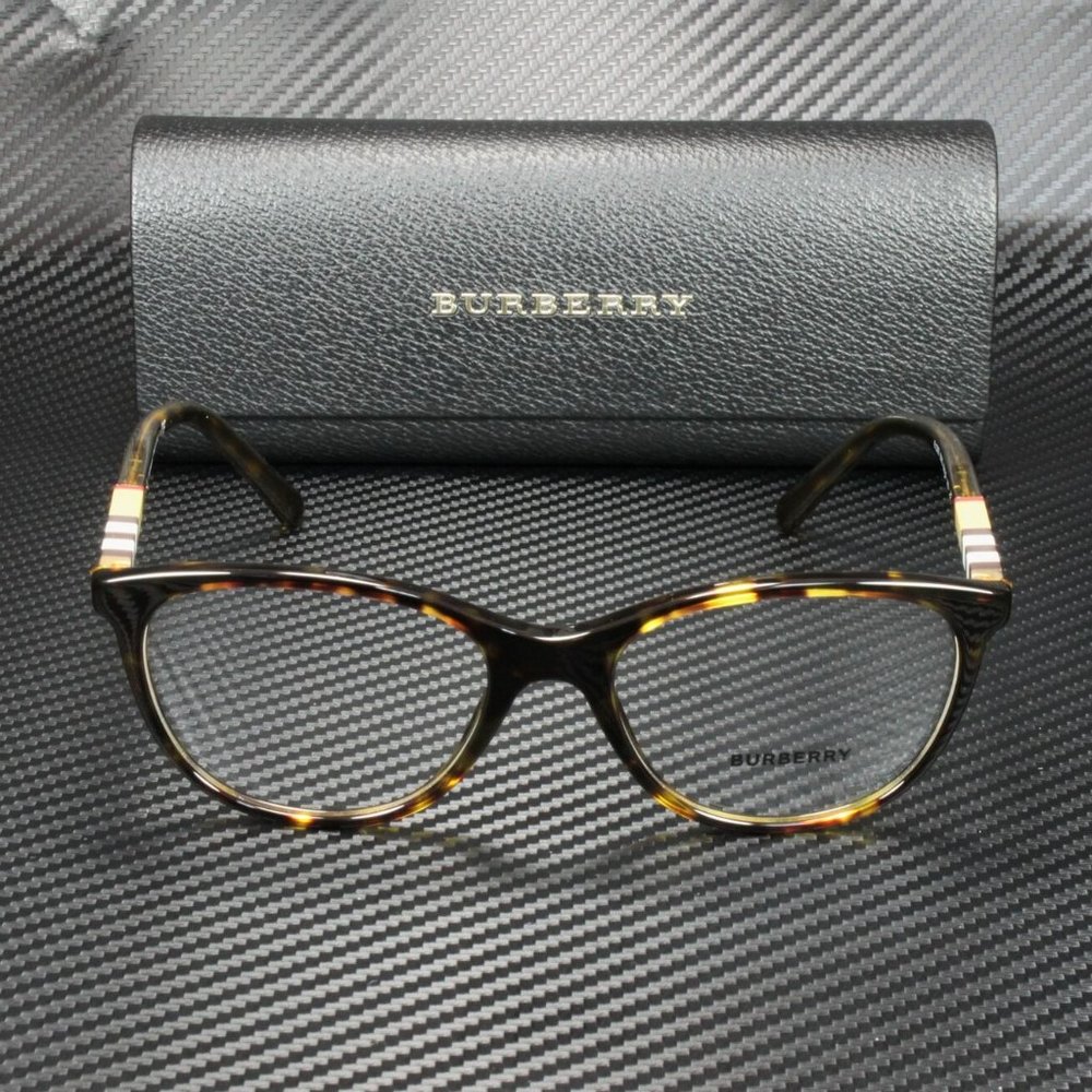 Burberry Dark Havana 52mm Eyeglasses - Picture 3 of 4